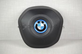 2023-2026 BMW iX1 iX2 U10 U11 Driver Steering Wheel Airbag Black Genuine OEM