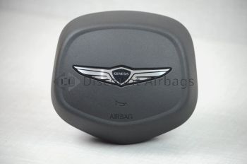 Left LH Front Driver Wheel Airbag Black Genuine OEM