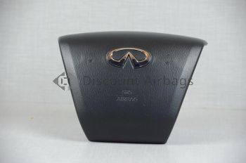 2013 Infiniti QX56 Driver Steering Wheel Airbag Black OEM LH Genuine Single Plug