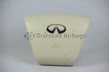 2014-2017 Infiniti QX80 Steering Wheel Airbag Beige OEM Left LH Driver