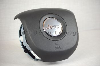 2019-2023 Jeep Cherokee Driver Steering Wheel Airbag Black OEM 19 20 21 22 23