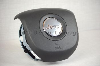 2019-2023 Jeep Cherokee Driver Steering Wheel Airbag Black OEM 19 20 21 22 23
