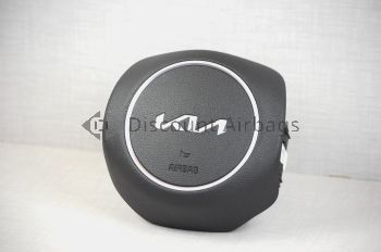 23-25 Kia Sportage Left Front Driver Steering Wheel Airbag Black Genuine OEM