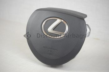 Left Driver Wheel Airbag Black Genuine OEM