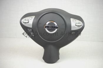 2016-2019 Nissan Sentra Left Front Driver Wheel Airbag Black Genuine OEM