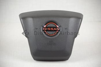 2018-2024 Nissan Titan Pro-4X Driver Steering Wheel Airbag Red Emblem Black OEM