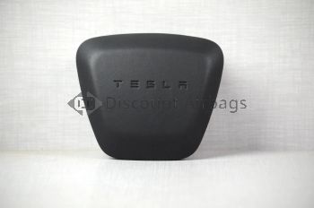 2021-2026 Tesla Model S Driver Wheel Airbag Black Left Driver Side Leather OEM
