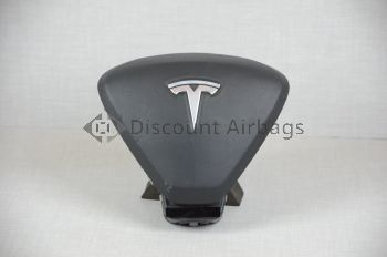 Driver Wheel Airbag Black Leather OEM