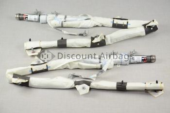 2016-2025 Tesla Model X Front Left + Right Upper Roof Curtain Airbag Set OEM