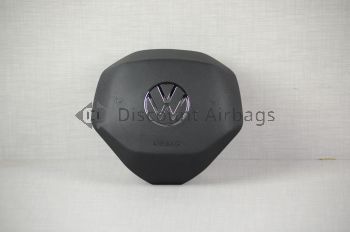 2021-2025 Volkswagen Atlas Left Driver Steering Wheel Airbag Black Genuine OEM