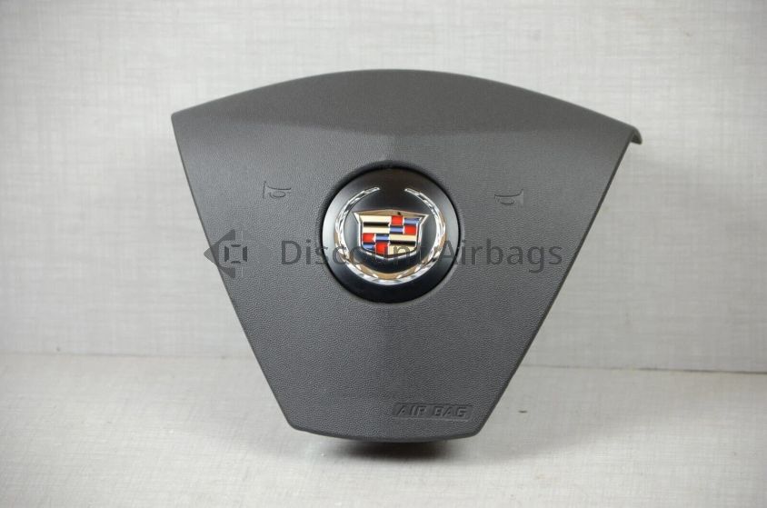 2003-2007 Cadillac CTS LH Front Driver Steering Wheel Airbag Black OEM