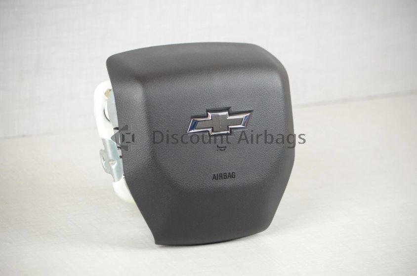 2020-2026 Chevrolet Silverado 3500 Driver Wheel Airbag Black Emblem OEM