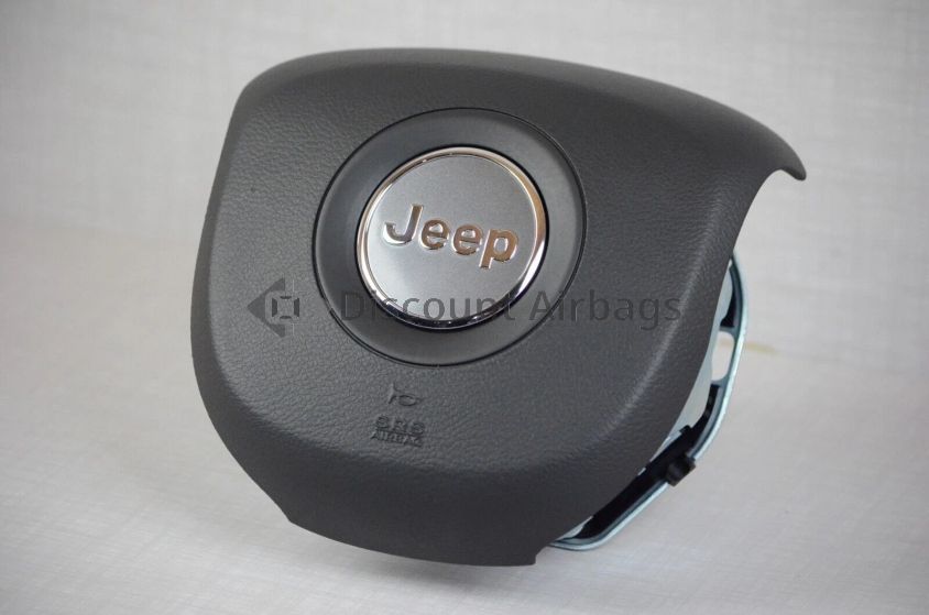 2019-2023 Jeep Grand Cherokee Driver Steering Wheel Airbag Black OEM