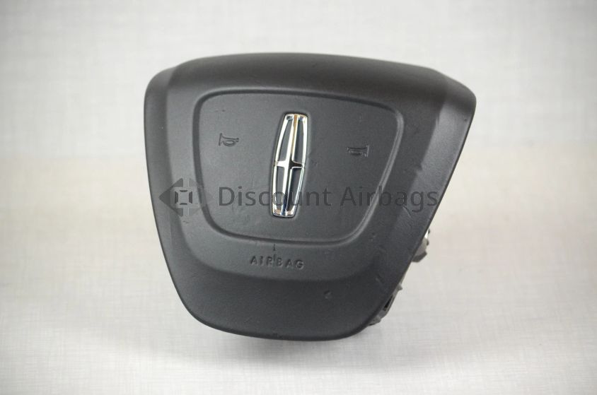 Left LH Front Driver Wheel Airbag Black Leather OEM