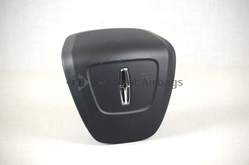 Front Driver Steering Wheel Airbag OEM Leather Black