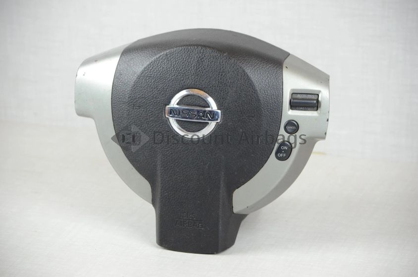 Front Driver Steering Wheel Airbag Black OEM W/Buttons