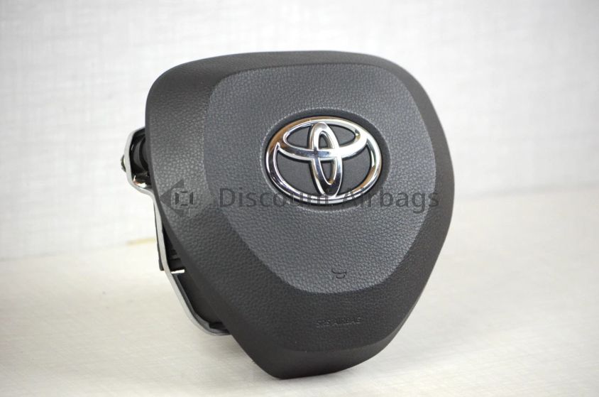 2019-2025 Toyota RAV4 RAV-4 Left Driver Steering Wheel Airbag Black Genuine OEM