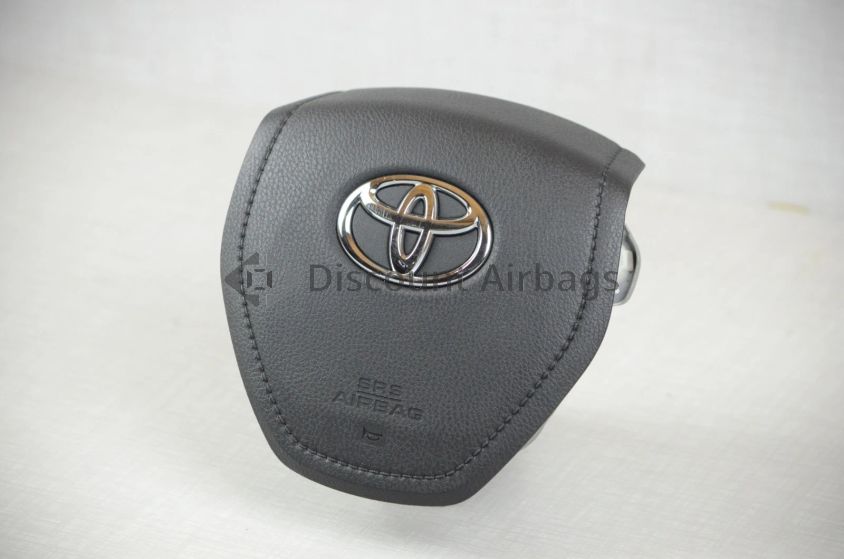 2013-2018 Toyota RAV4 Left Driver Steering Wheel Airbag Black Genuine OEM