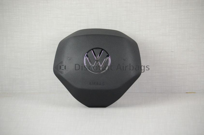 2021-2025 Volkswagen Atlas Left Driver Steering Wheel Airbag Black Genuine OEM